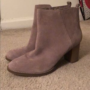 Gap suede booties: never worn!!